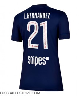 Günstige Paris Saint-Germain Lucas Hernandez #21 Heimtrikot Damen 2025-26 Kurzarm